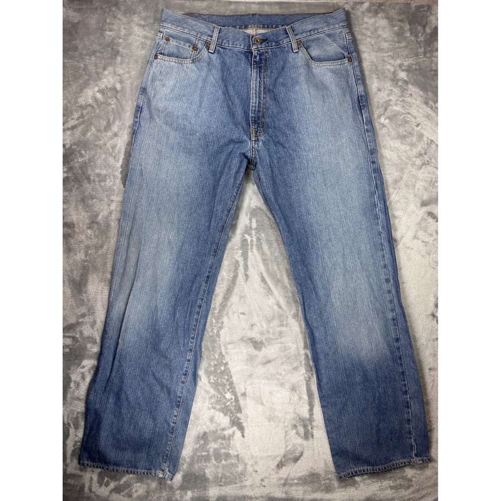 Polo Jeans Co Ralph Lauren Hayden Mens 36x32 Blue Straight Leg Denim Jeans
